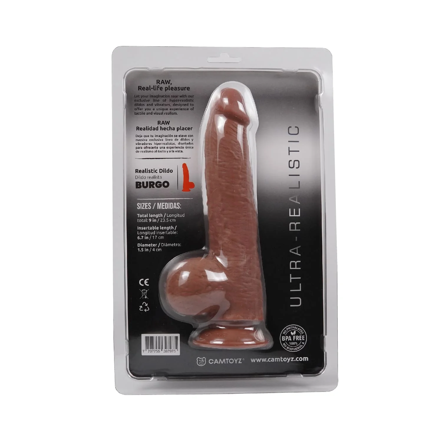 Camtoyz Dildo Ultra Realista Burgo - Image 2