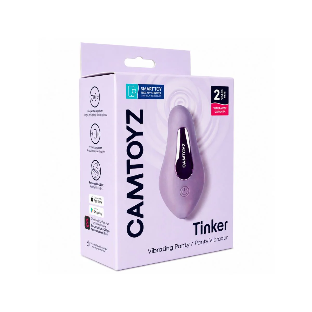 Vibrador Para Panty Tinker Con App Camtoyz - Image 5