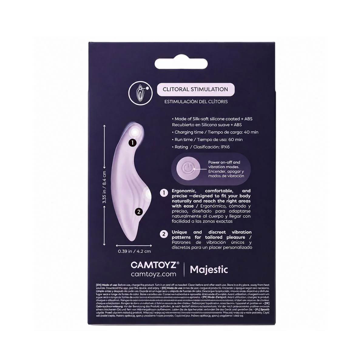 Vibrador Para Panty Tinker Con App Camtoyz - Image 6