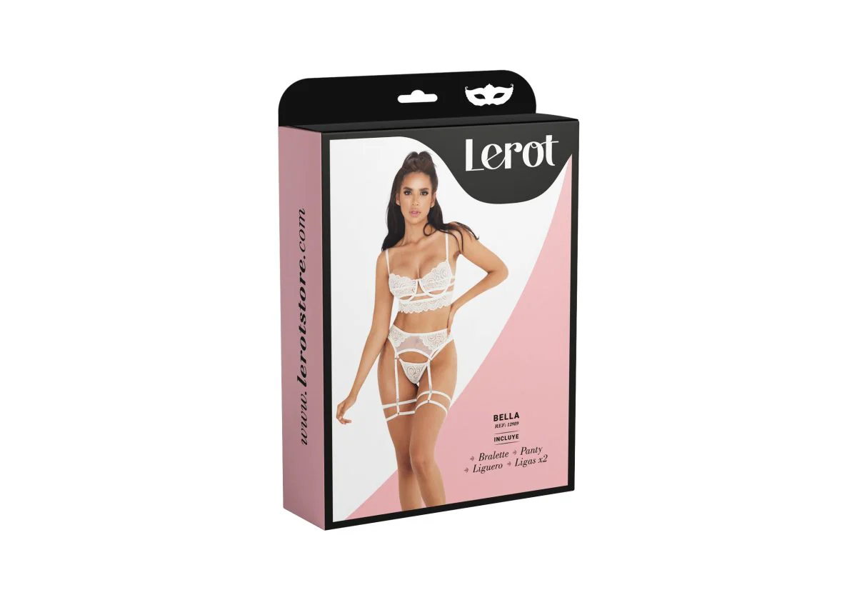 Conjunto Lencería Bella Lerot Marfil - Image 3