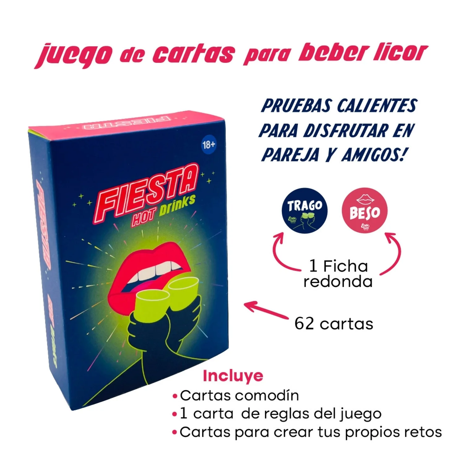 Juego Cartas Para Beber Fiesta Hot Drink - Image 4