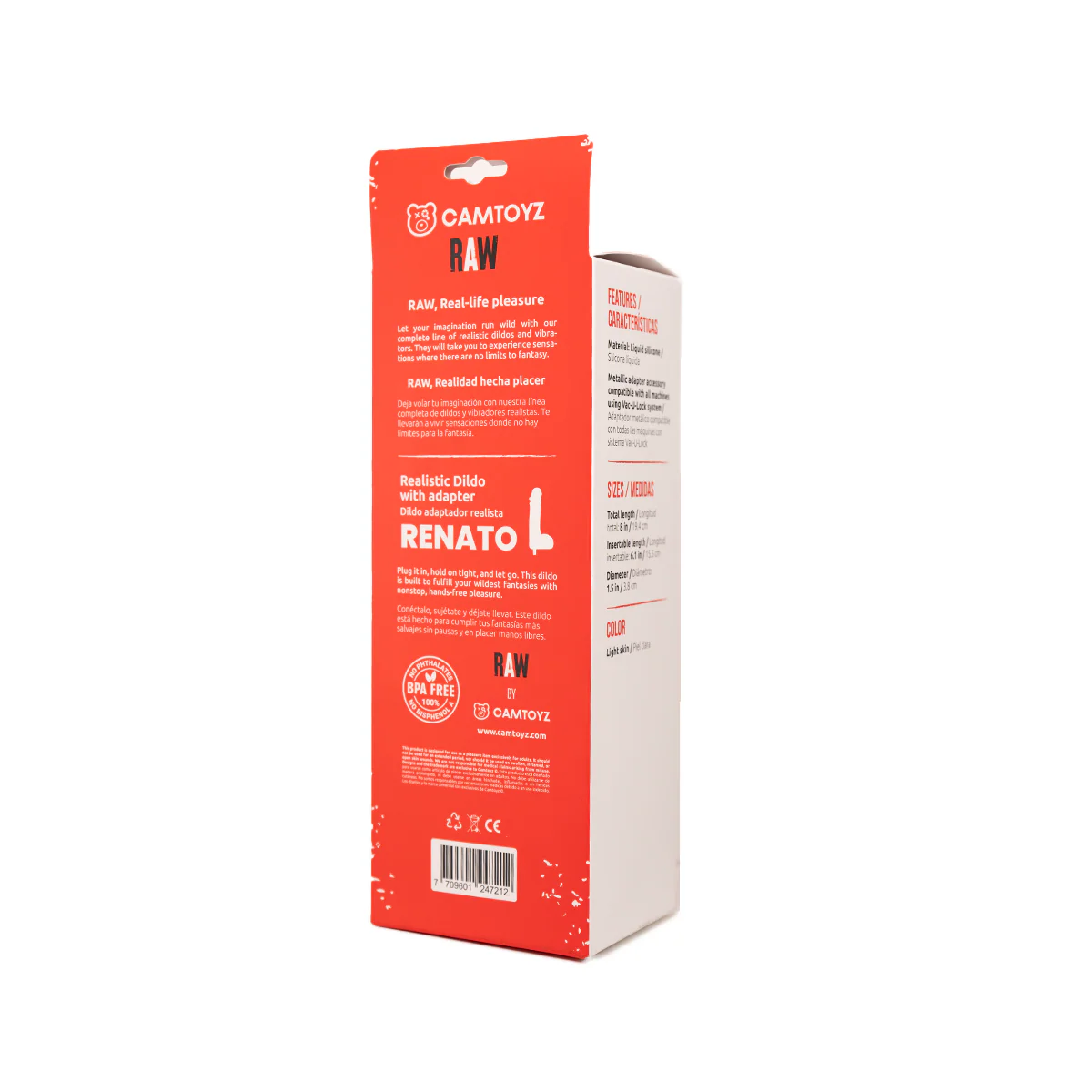 Renato Dildo Ultrarealista con Adaptador Sex Machine Lovense - Image 6