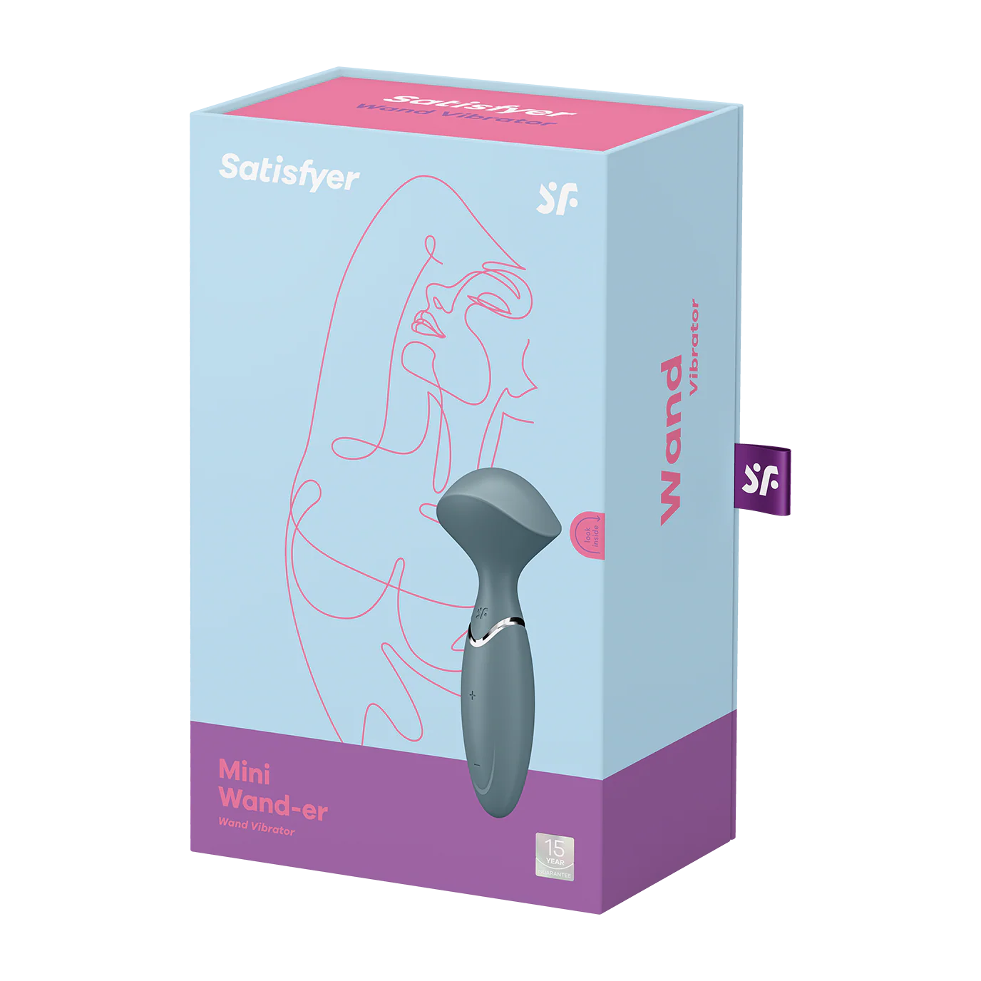 Satisfyer Mini Wand-er Gris - Image 6