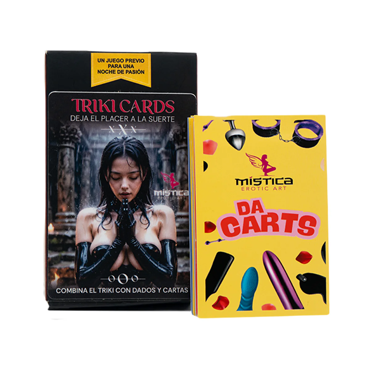 Triki Cards XXX Mística Juego para Adultos con Dado y Cartas