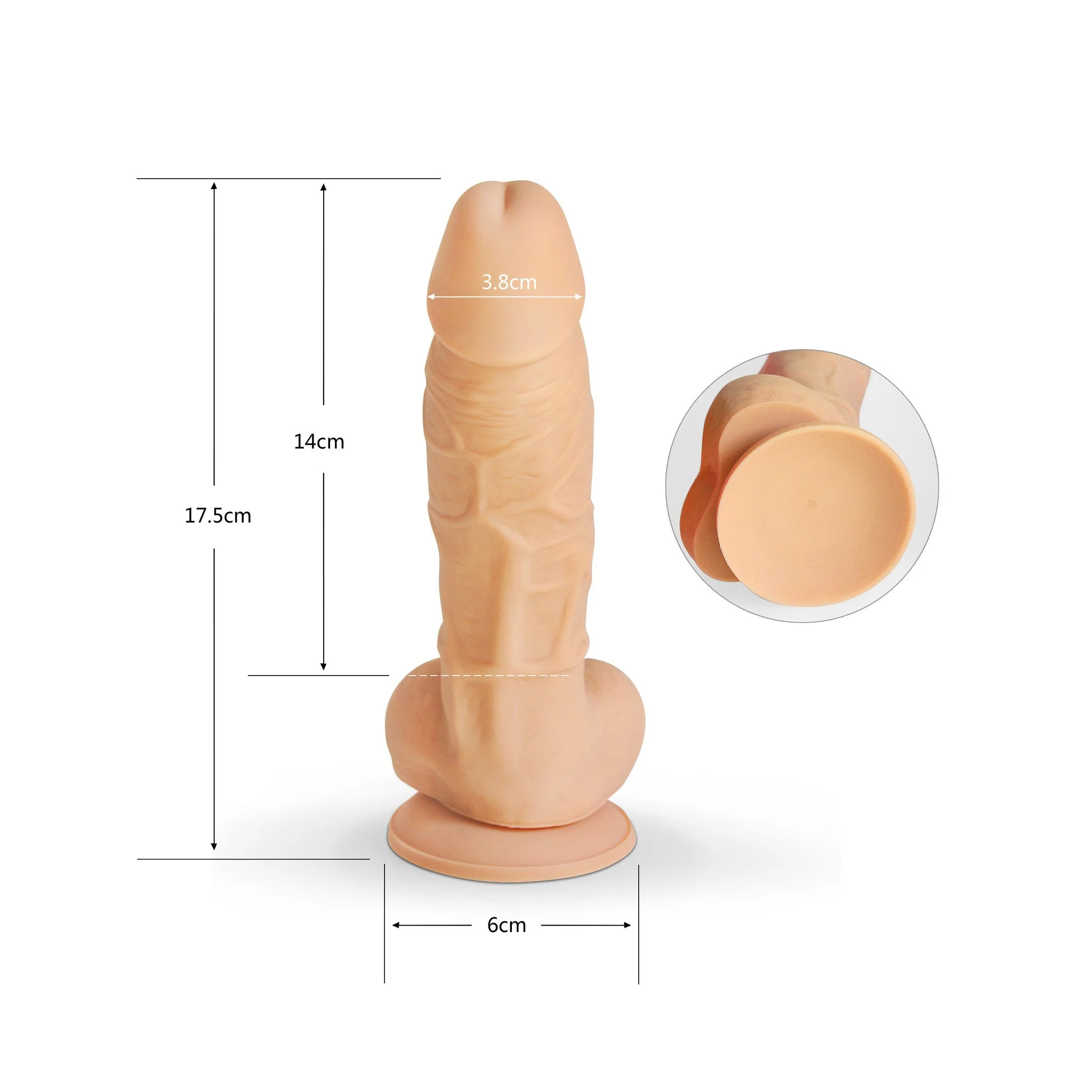Dildo Amón 18 cm -20 cm - Image 4